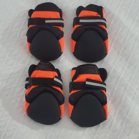 Amazon Dog Waterproof Neon Reflective Protective Boots 4 piece Size L - Picture 3 of 14